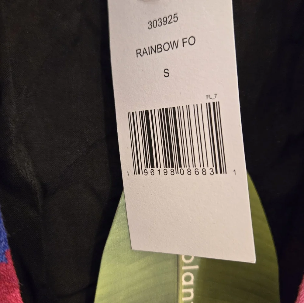 FARM Rio Rainbow Forest Long Sleeve Maxi Dress Sz S - Picture 5 of 13